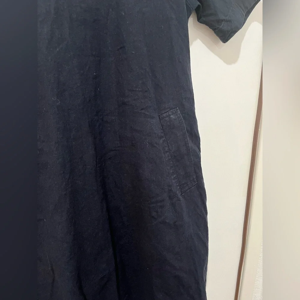 MHL by Margaret Howell Navy Linen Dress Size I - Picture 5 of 8